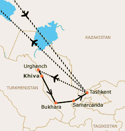 viaggio in Uzbekistan